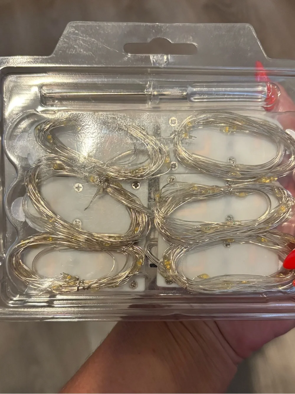 Siuholi Fairy Light Packs 6 count 7ft long warm white